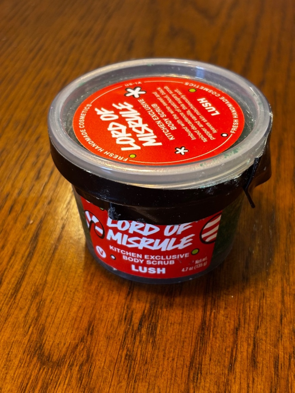 Lush Lord of Misrule body scrub